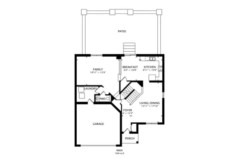 a picture of a bench in front of a wall