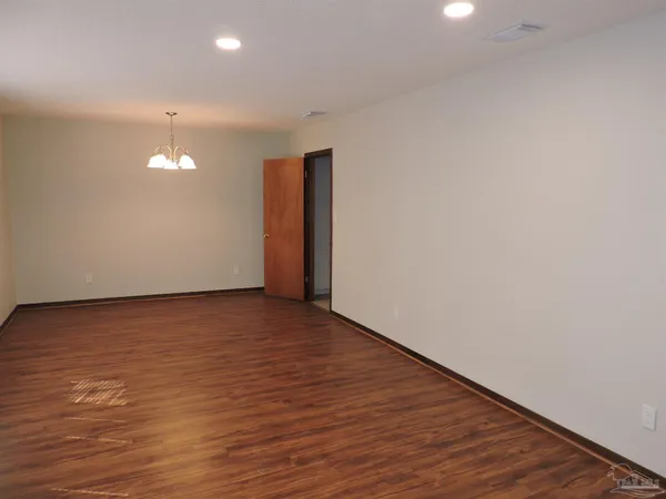 a view of an empty room
