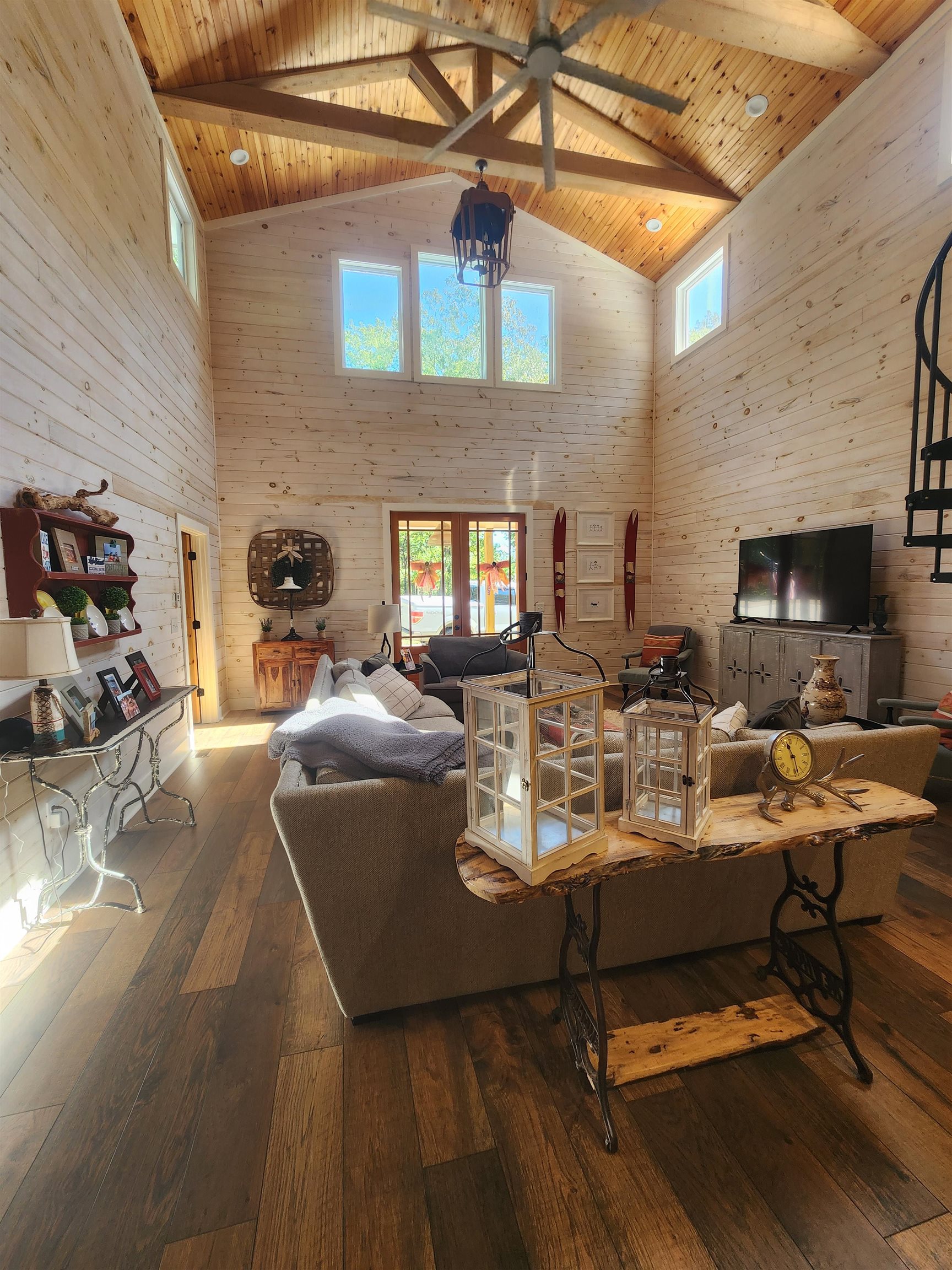 540 Muscatel Lane Counce, TN 38326 - Photo 9 of 35 a living room with fireplace furniture and a wooden floor