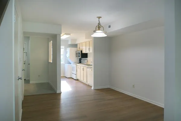 a view of a kitchen and a sink