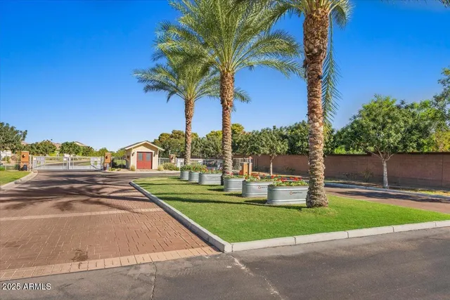 a hallway with a white stove and a window