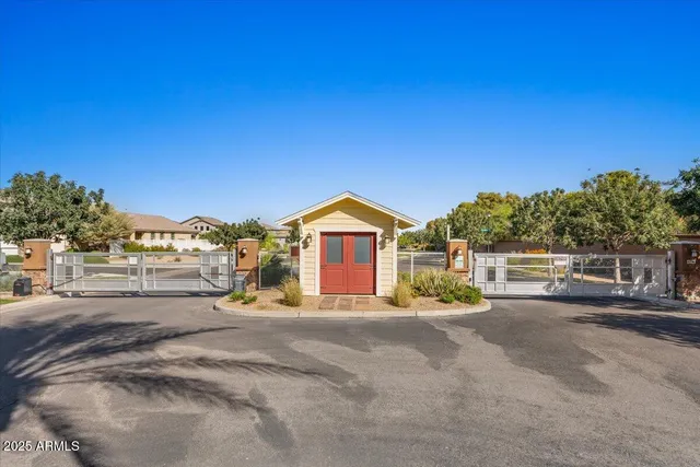 front view of a house with a street