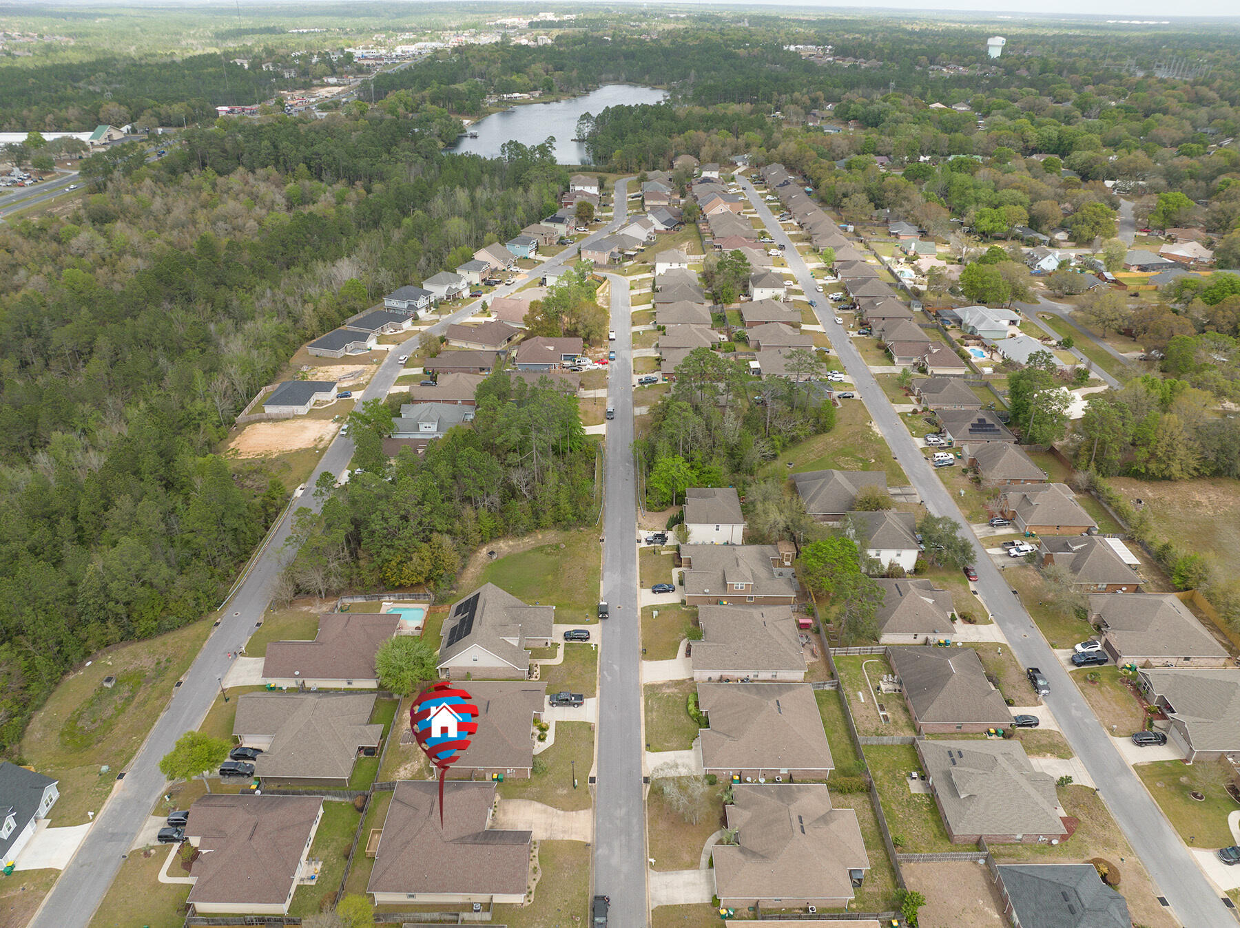 4413 Mirada Way Crestview, FL 32539 - Photo 3 of 30 an aerial view of residential houses with outdoor space