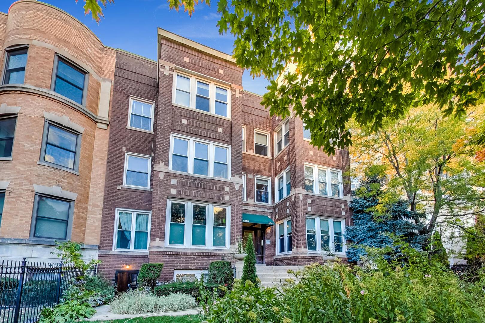 4342 North Sheridan Road, Unit 1N Chicago, IL 60613 - Photo 2 of 29 a front view of a multi story residential apartment buildings