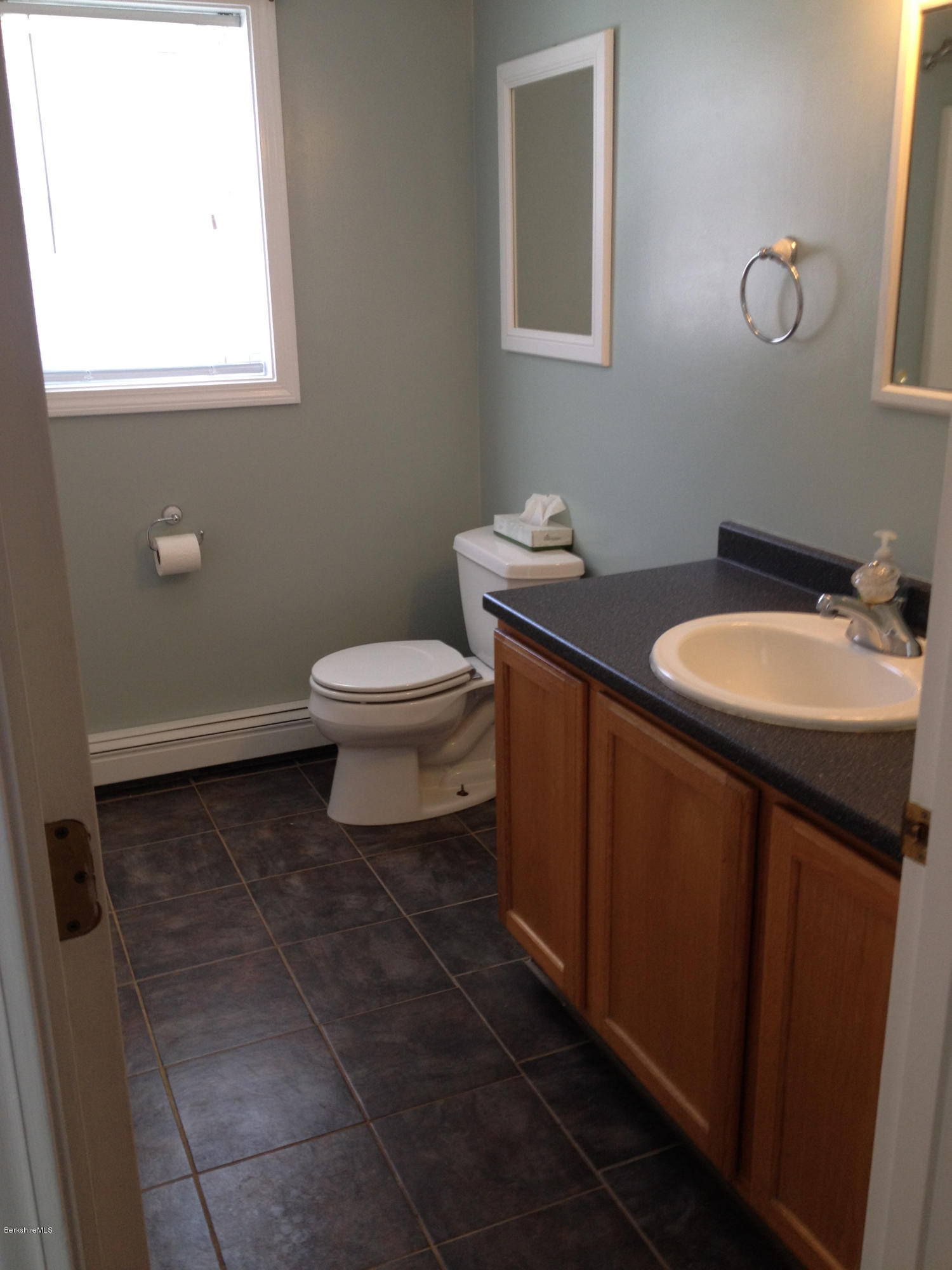 1201 River Road Clarksburg, MA 01247 - Photo 30 of 42 a bathroom with a toilet sink and mirror