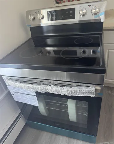 a close view of appliances