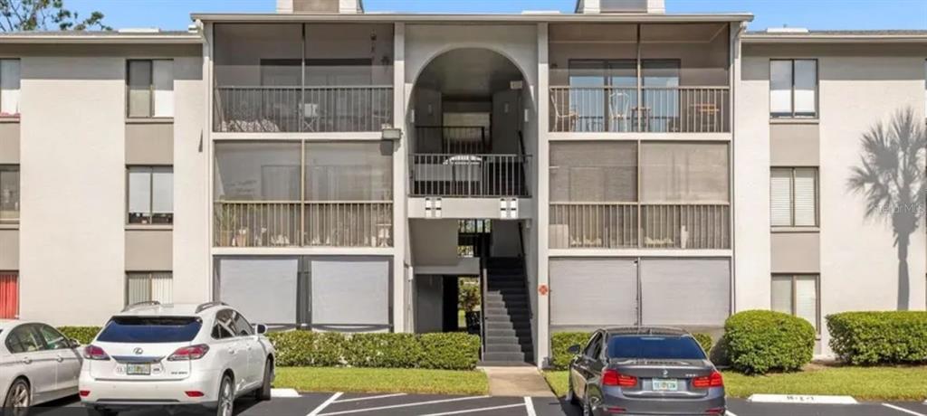 a house view with a outdoor space