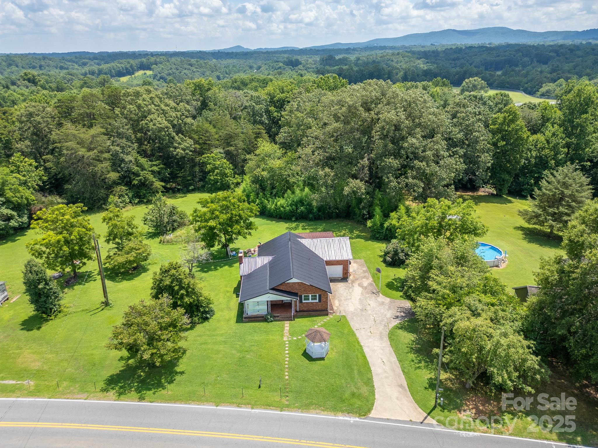 1851 Enon Road Valdese, NC 28690 - Photo 27 of 30 an aerial view of a yard