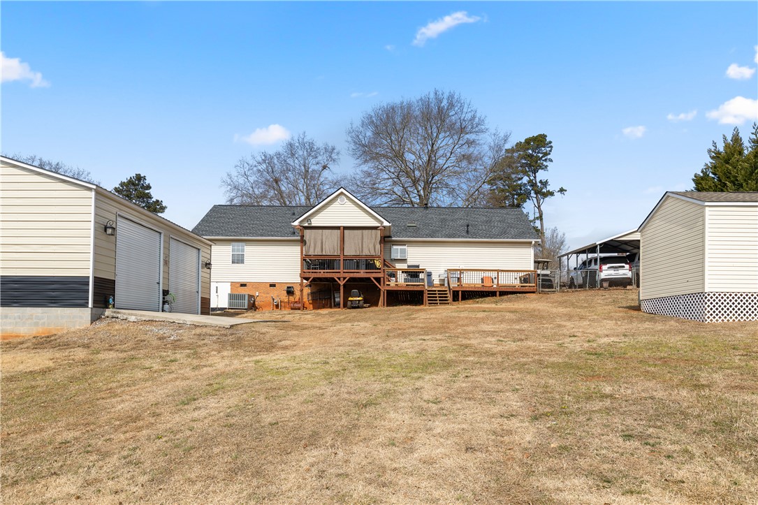 903 Huckleberry Lane Anderson, SC 29625 - Photo 38 of 42 This spacious backyard offers ample opportunity for outdoor living and recreation.