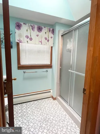 a view of a painting on the wall