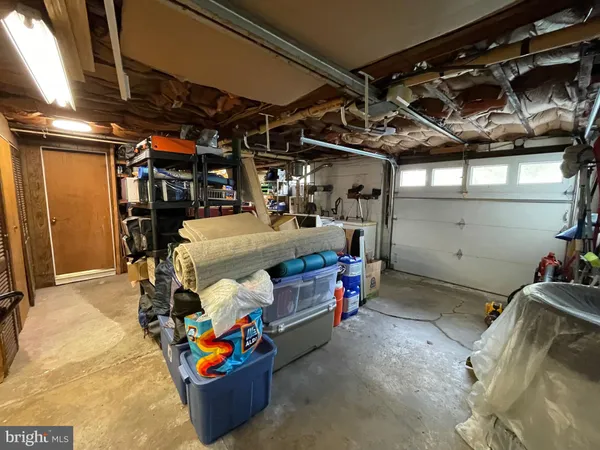 a view of storage and utility room