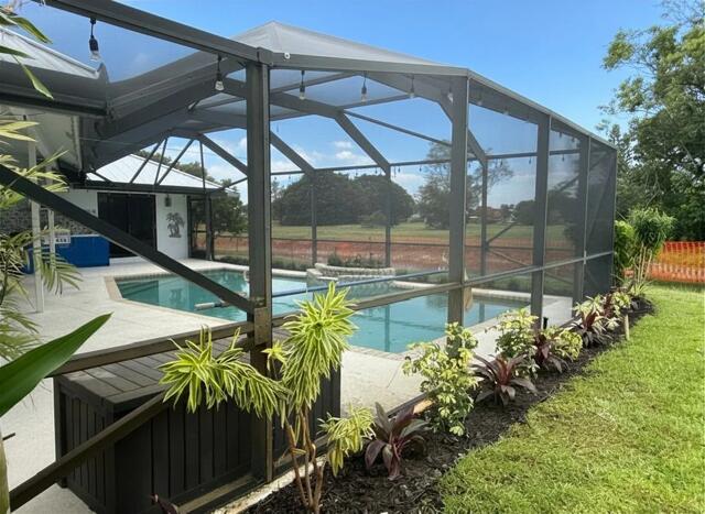 4227 Fox Trace Road Boynton Beach, FL 33436 - Photo 30 of 42 Screen Enclosure