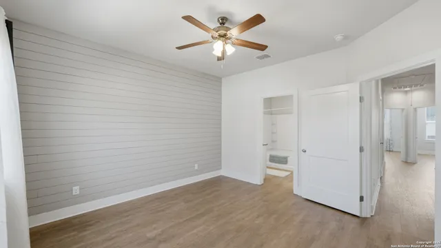 a view of an empty room