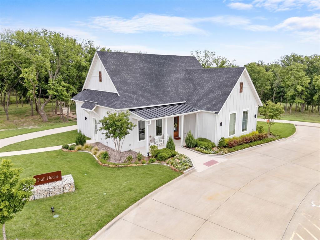 1632 Cotton Road Van Alstyne, TX 75495 - Photo 34 of 40 a front view of house with yard and green space