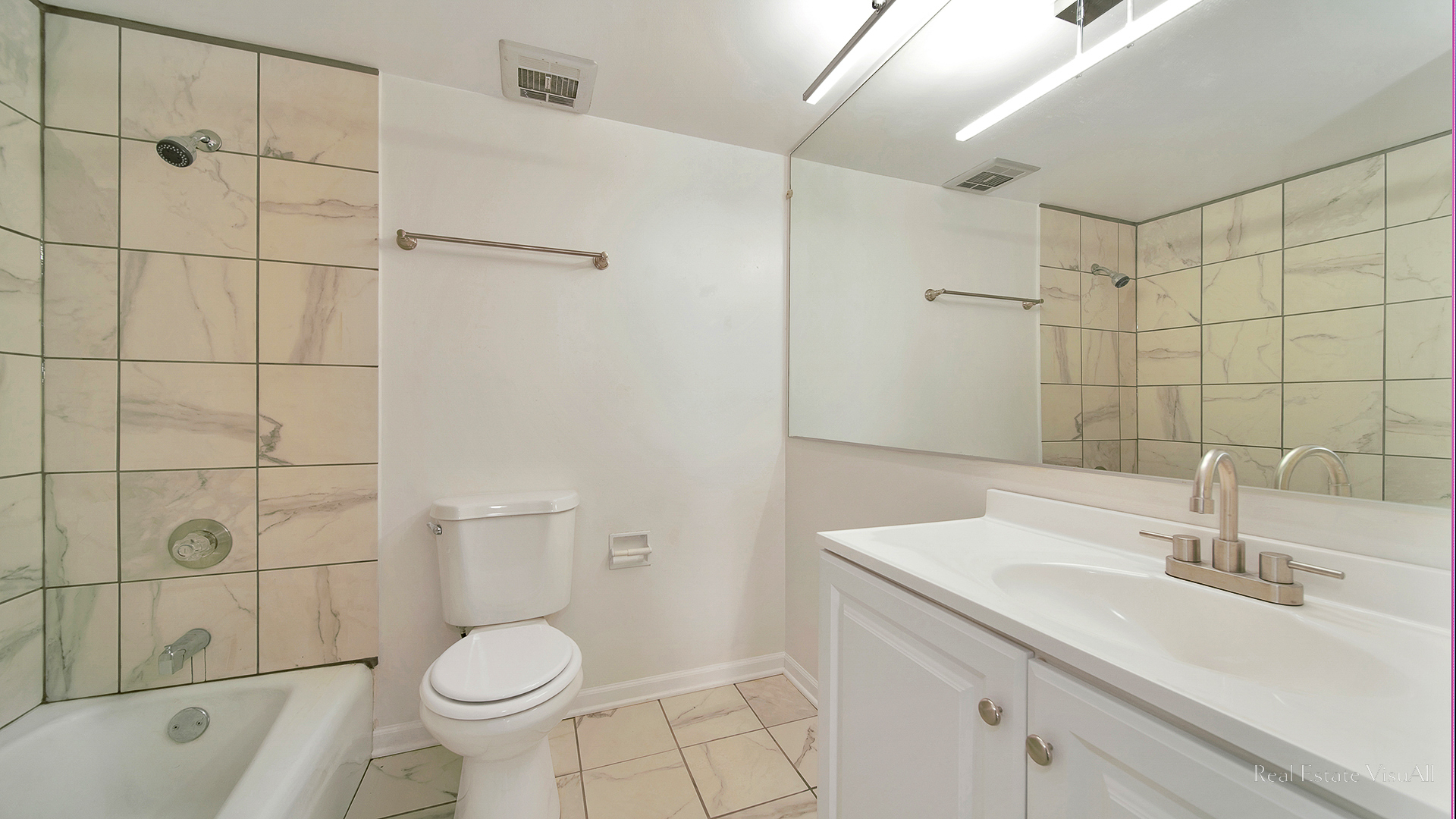 840 Elder Road, Unit A405 Homewood, IL 60430 - Photo 17 of 21 a bathroom with a sink toilet and shower