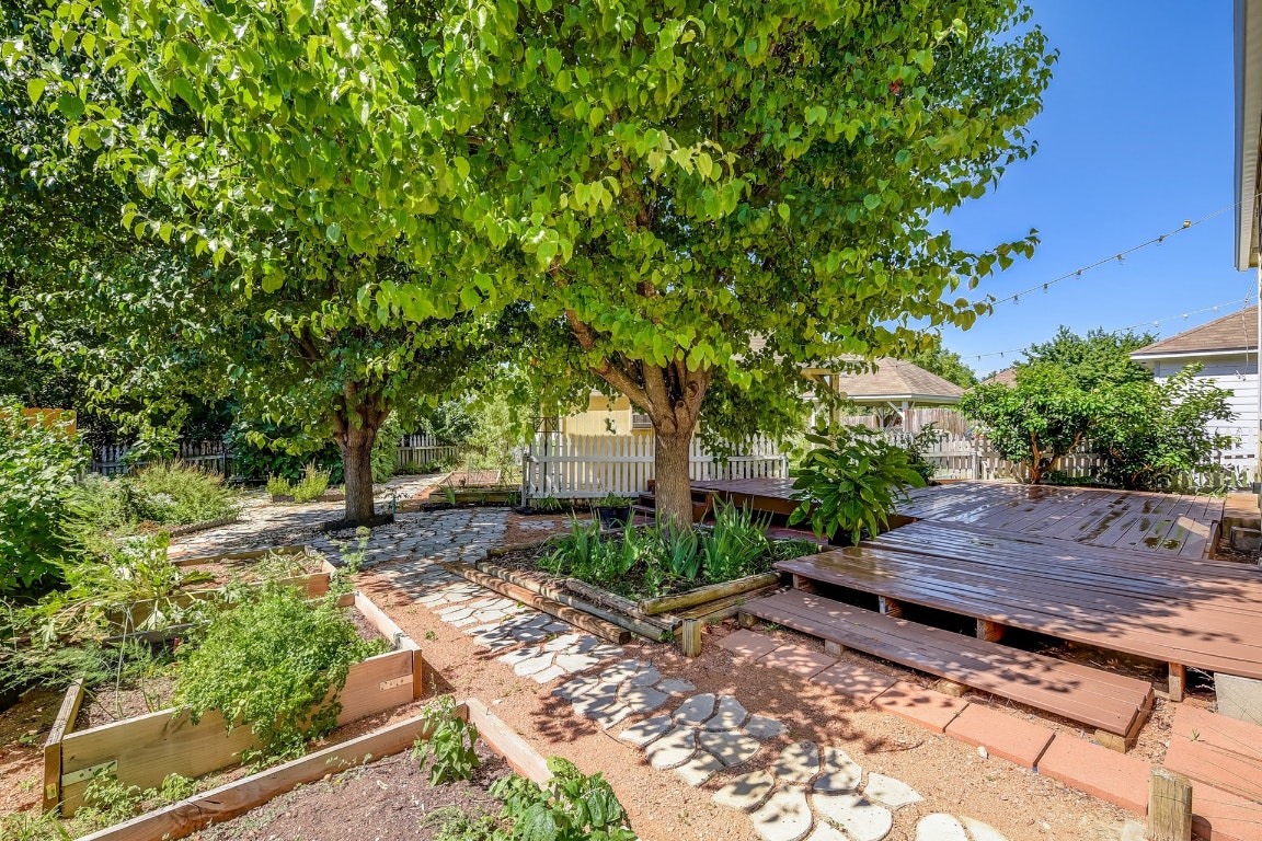 1504 East 19th Street Georgetown, TX 78626 - Photo 24 of 27 a view of a wooden floor with a yard