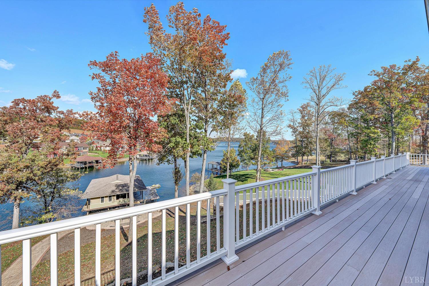 803 Compass Cove Circle Moneta, VA 24121 - Photo 38 of 92 a view of a houses with a trees from a balcony