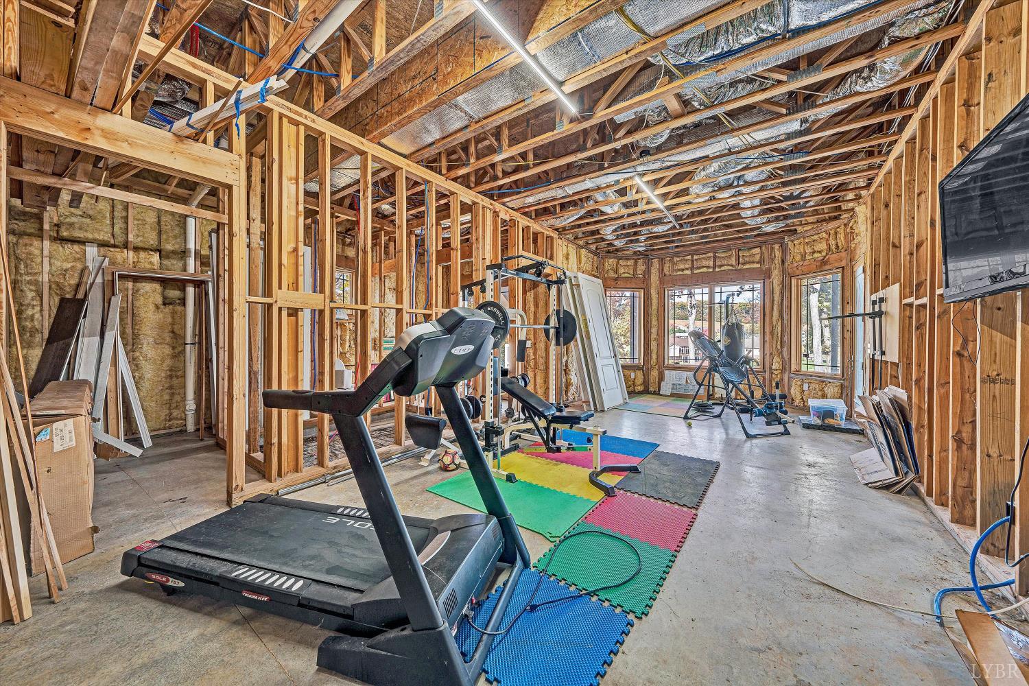 803 Compass Cove Circle Moneta, VA 24121 - Photo 59 of 92 a view of a room with gym equipment