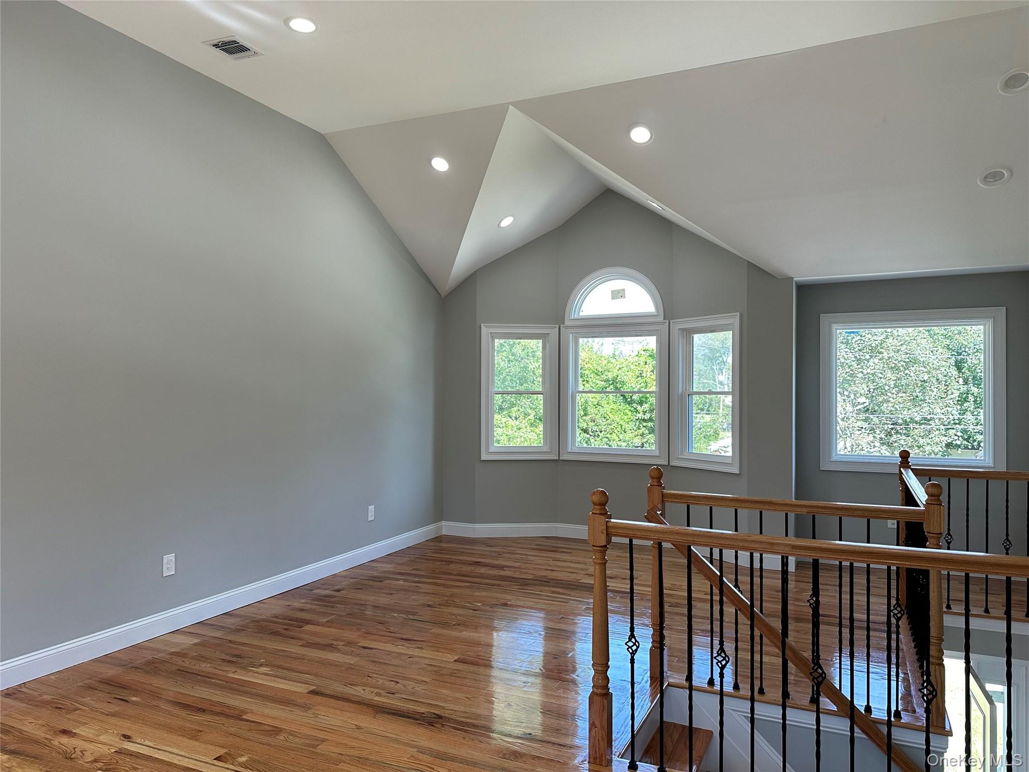 214 Forest Road West Mastic Beach, NY 11951 - Photo 11 of 24 Living room with high ceilings