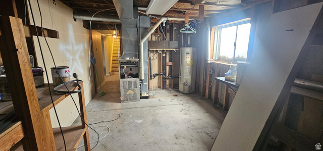 1348 Sagewood Road Price, UT 84501 - Photo 32 of 34 Below grade area with water heater and heating unit