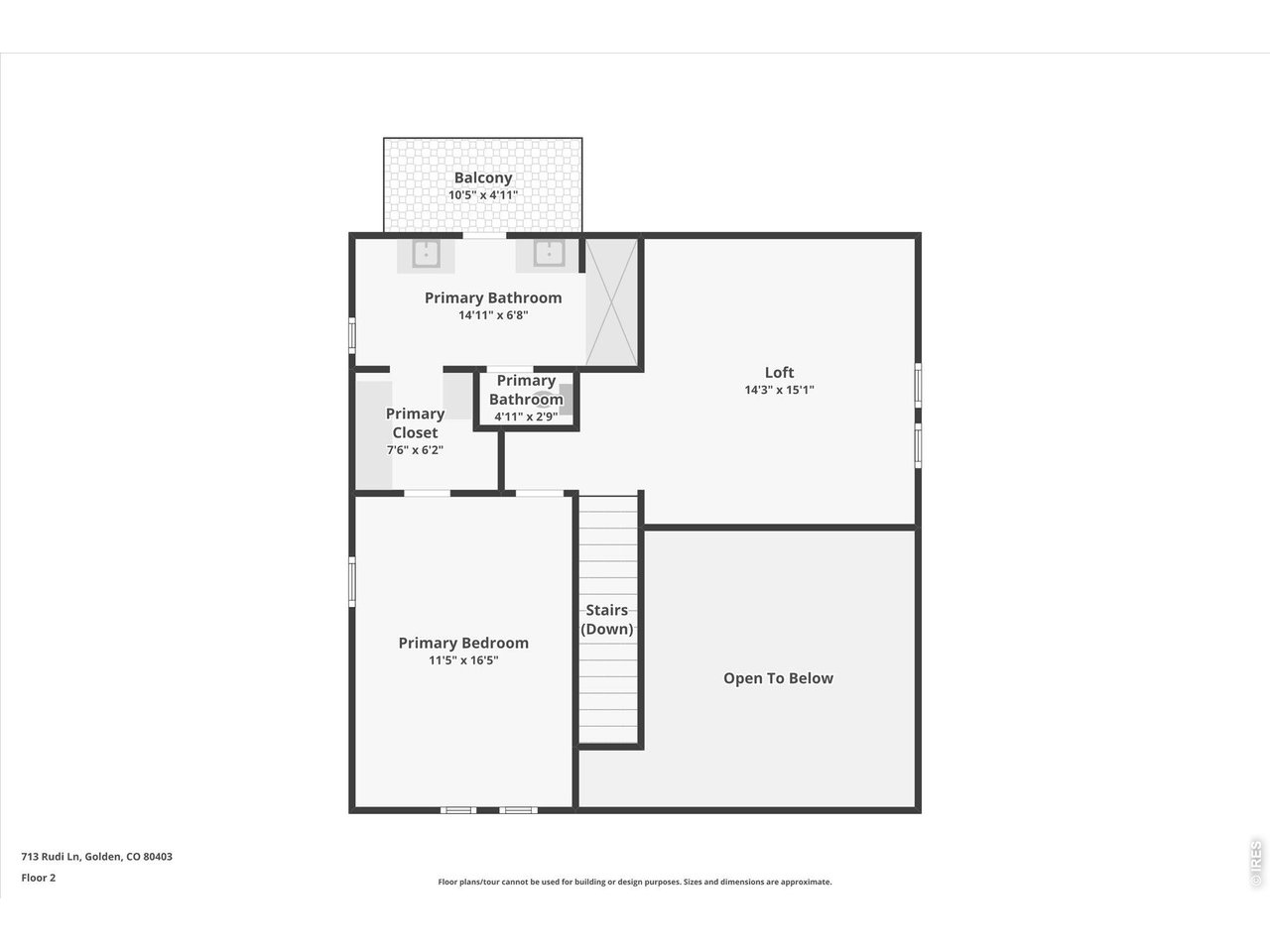 713 Rudi Lane Golden, CO 80403 - Photo 47 of 49 a picture of a floor plan