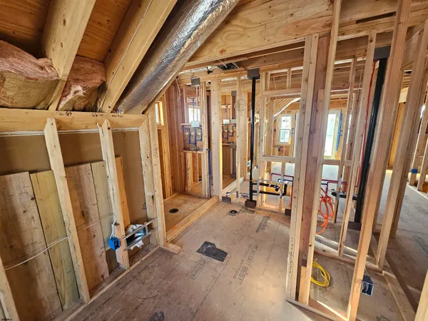 a view of front door with furniture