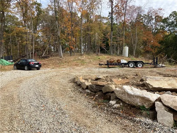 a view of a street with houses