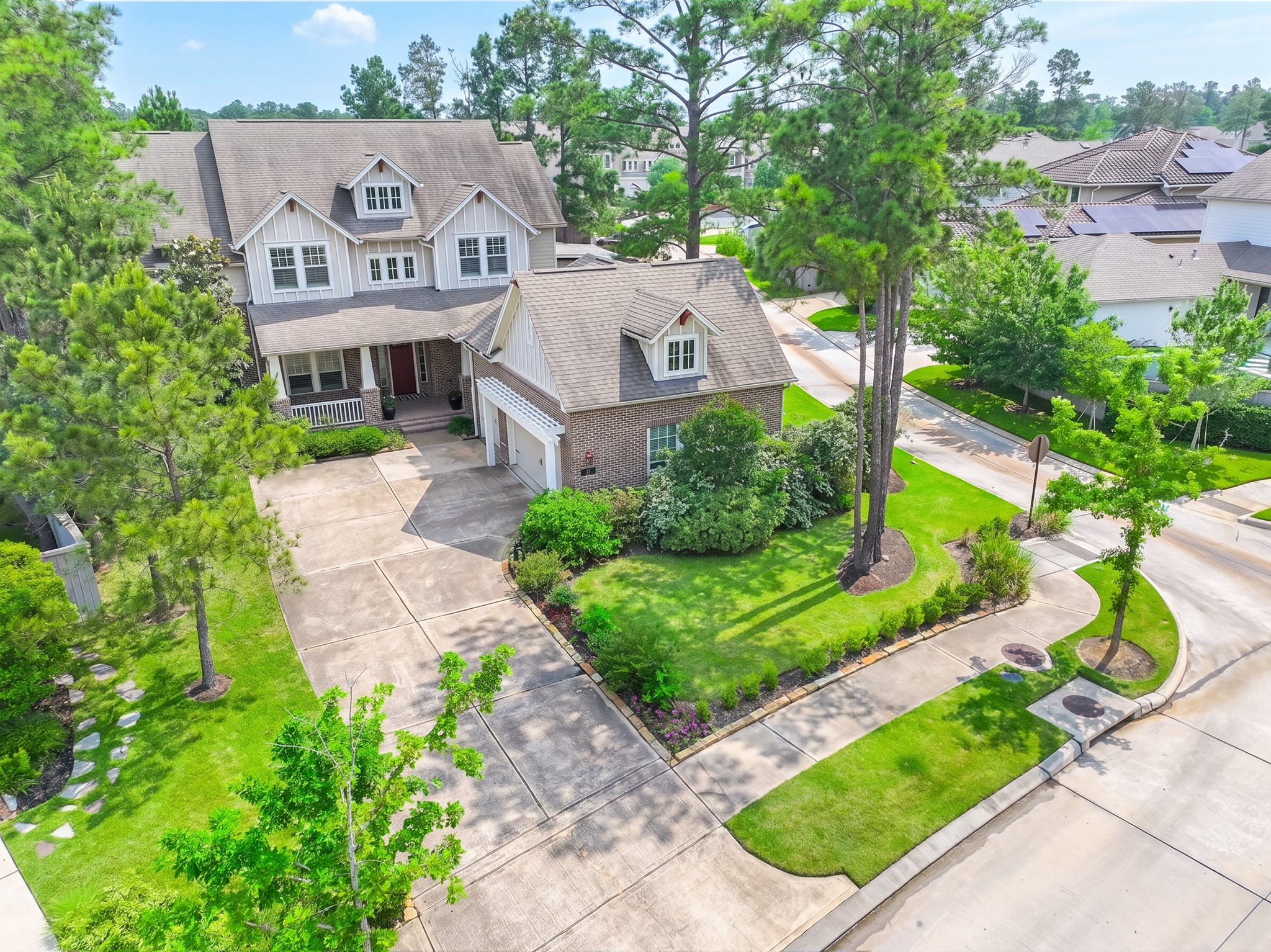27 Hedgedale Way Spring, TX 77389 - Photo 43 of 49 an aerial view of a house
