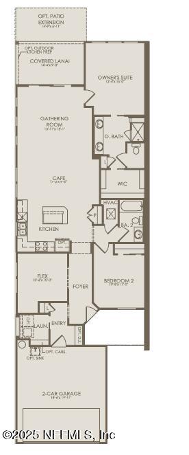 317 Ecliptic Loop Yulee, FL 32097 - Photo 39 of 39 Ellenwood Floorplan