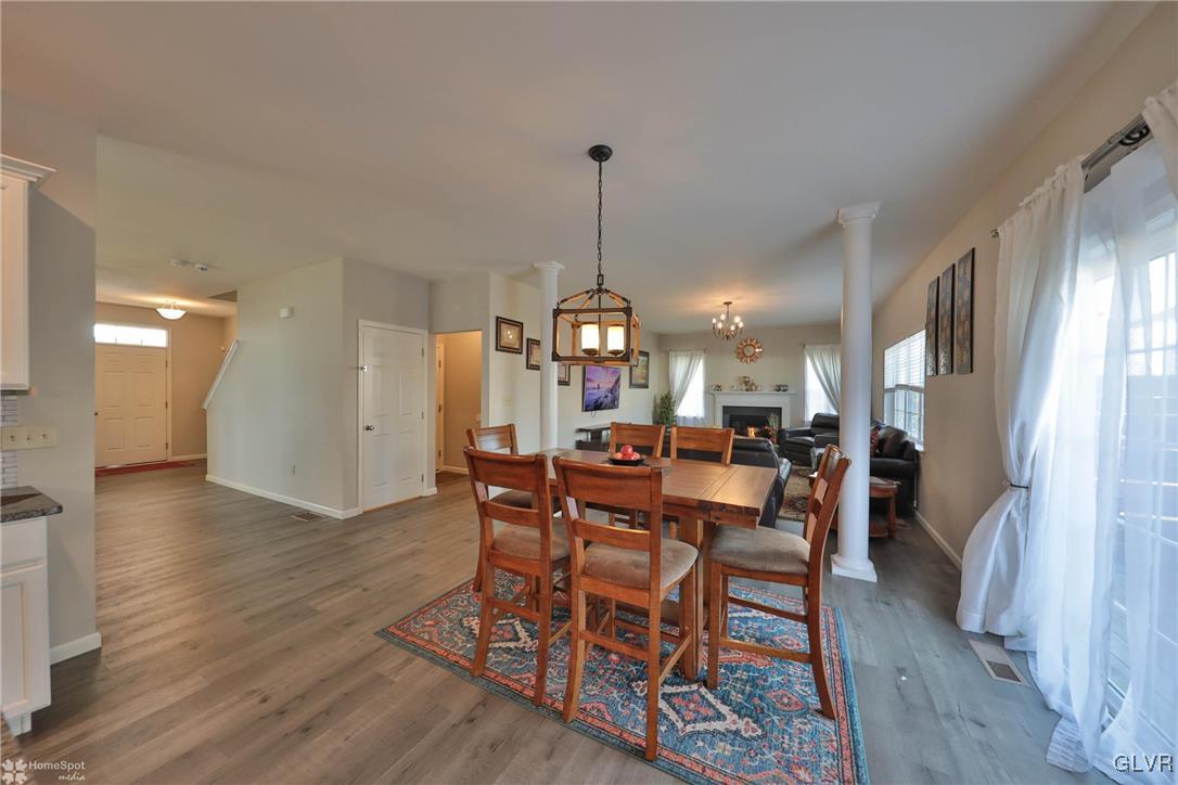 11 Krocks Road Allentown, PA 18104 - Photo 16 of 49 a dining room with furniture window and wooden floor