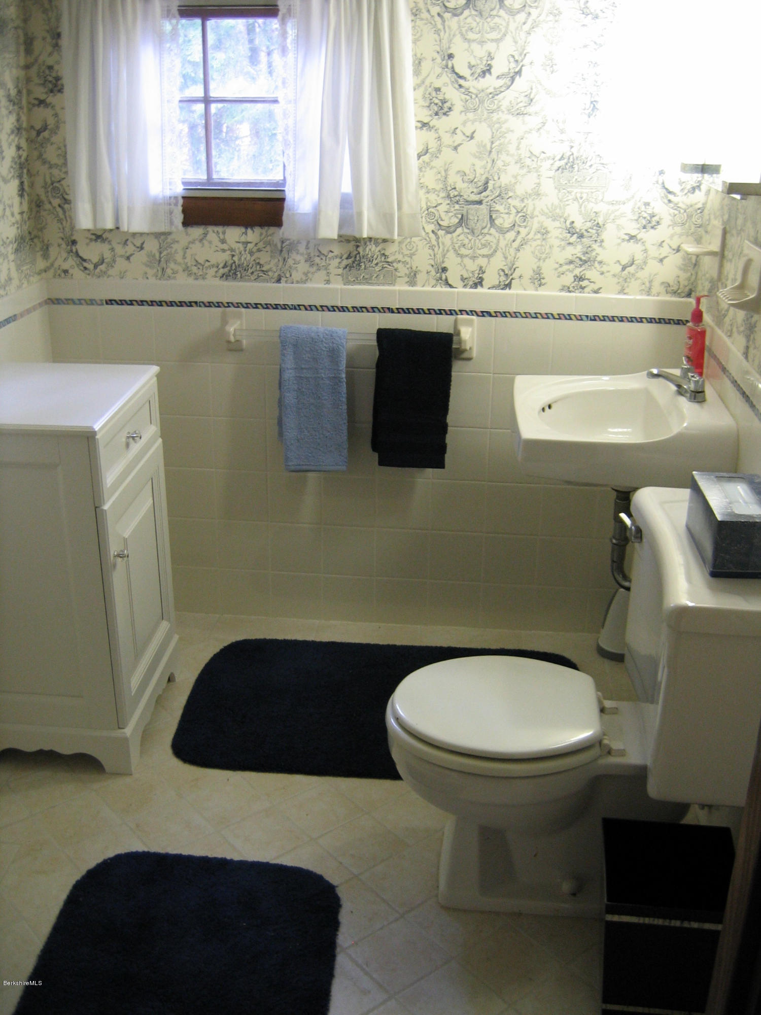 25 Sylvan Road Monterey, MA 01245 - Photo 13 of 17 a bathroom with a sink a toilet and mirror