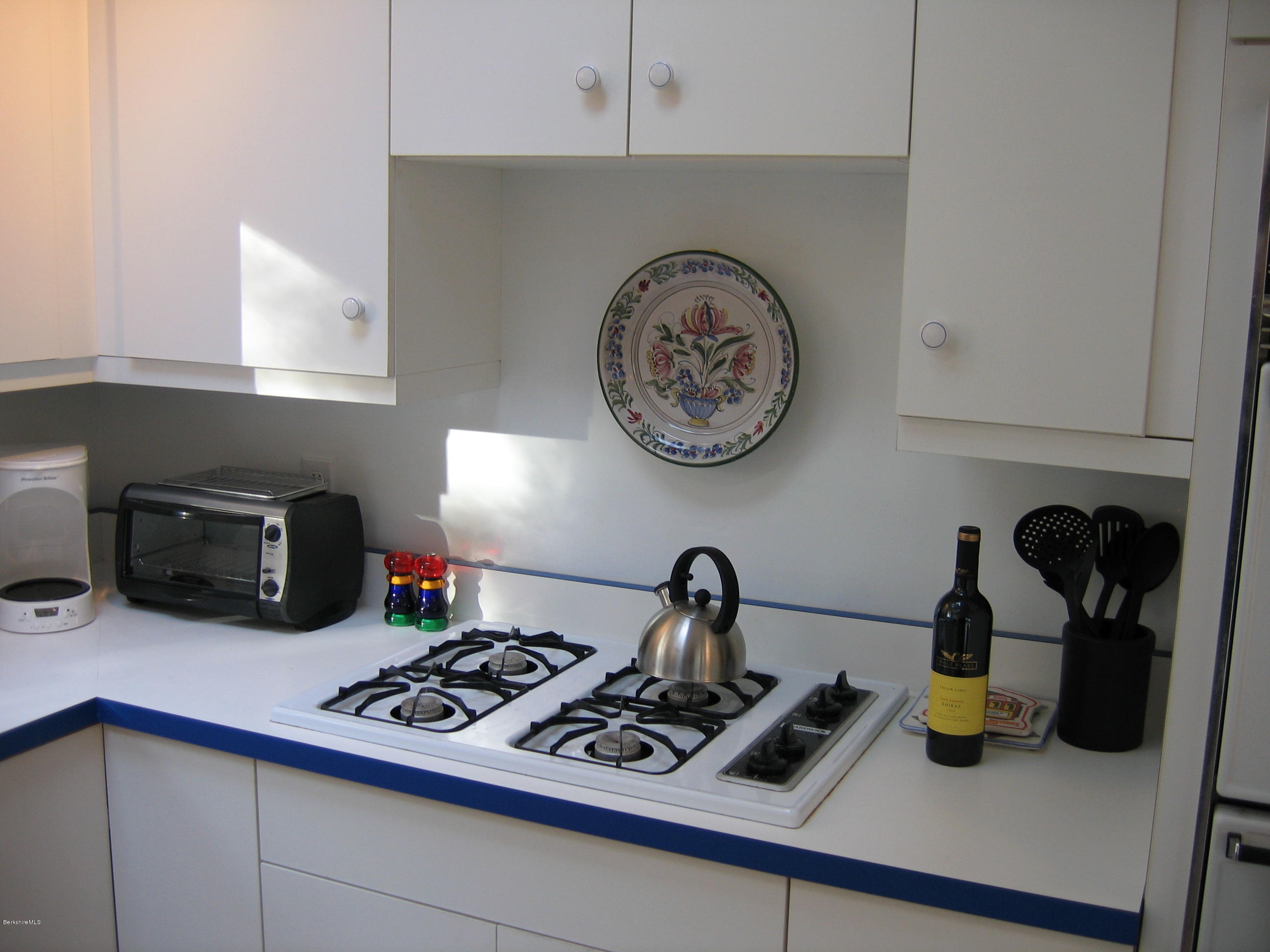 25 Sylvan Road Monterey, MA 01245 - Photo 5 of 17 a kitchen with a stove and a microwave