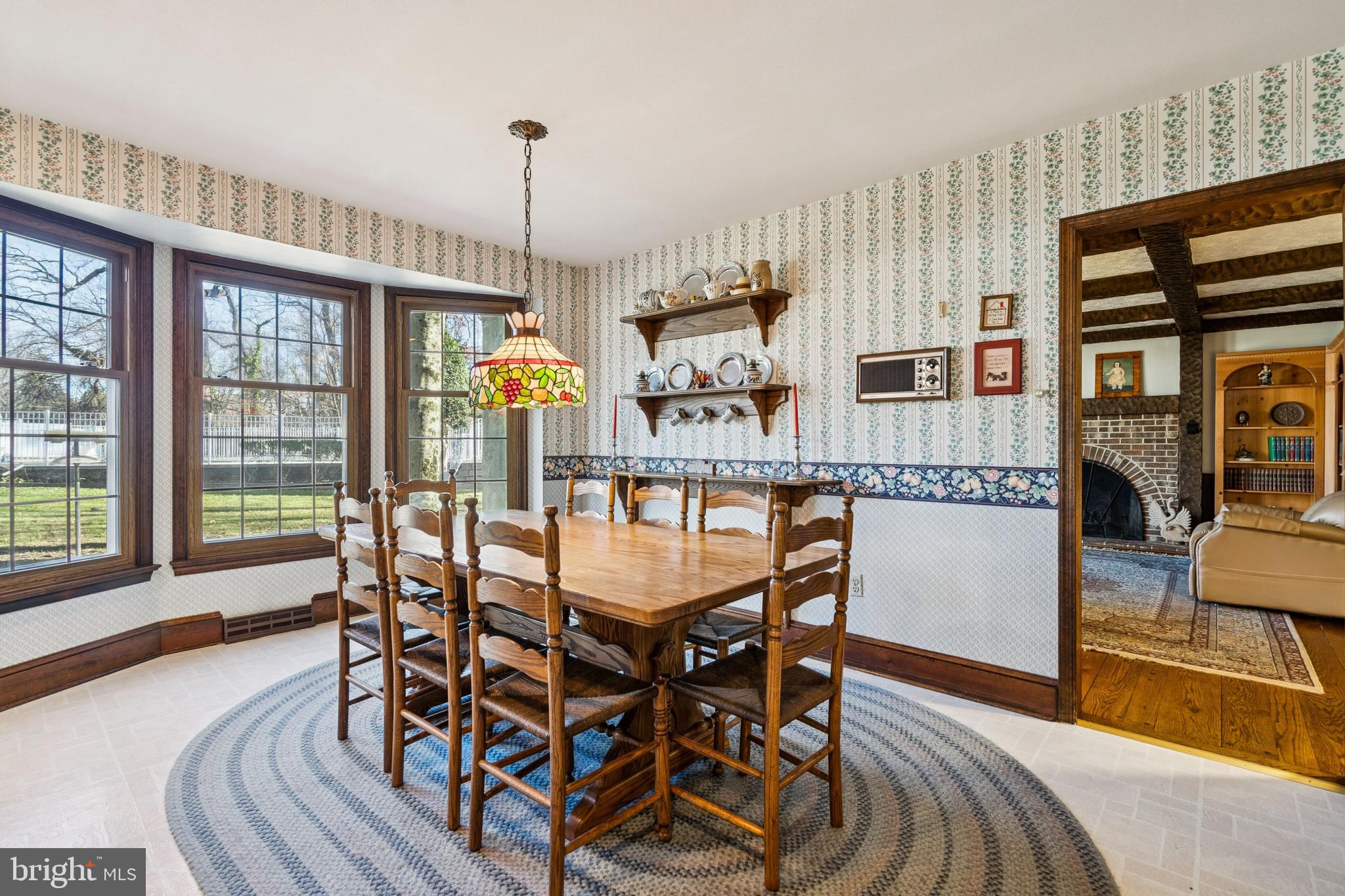 2 Oriole Way Moorestown, NJ 08057 - Photo 9 of 28 a dining room with furniture a chandelier and wooden floor