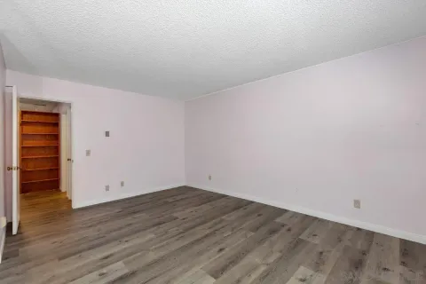 wooden floor in a room