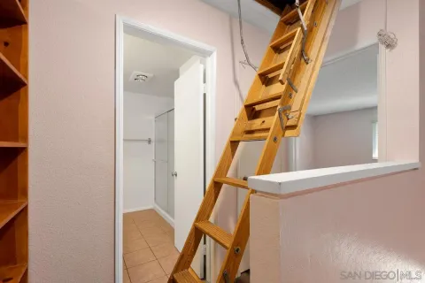 view of an entryway with seating area