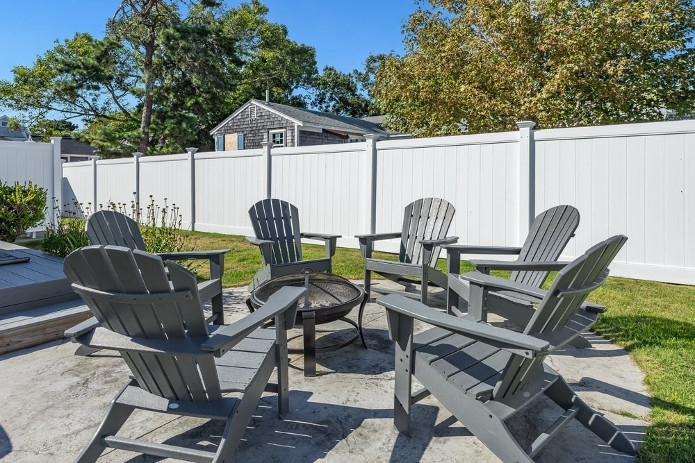 40 Shore Road Dennis, MA 02670 - Photo 26 of 34 a view of chair and tables in the patio