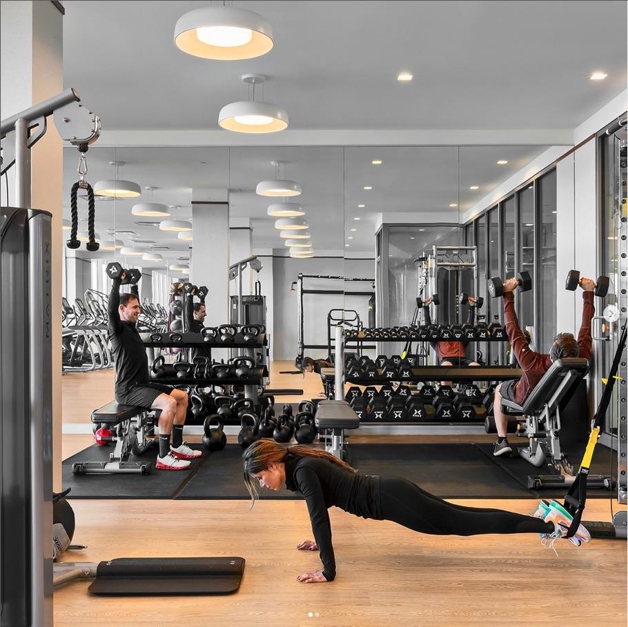 320 Adolphus Avenue, Unit 815 Cliffside Park, NJ 07010 - Photo 13 of 25 a view of a room with gym equipment