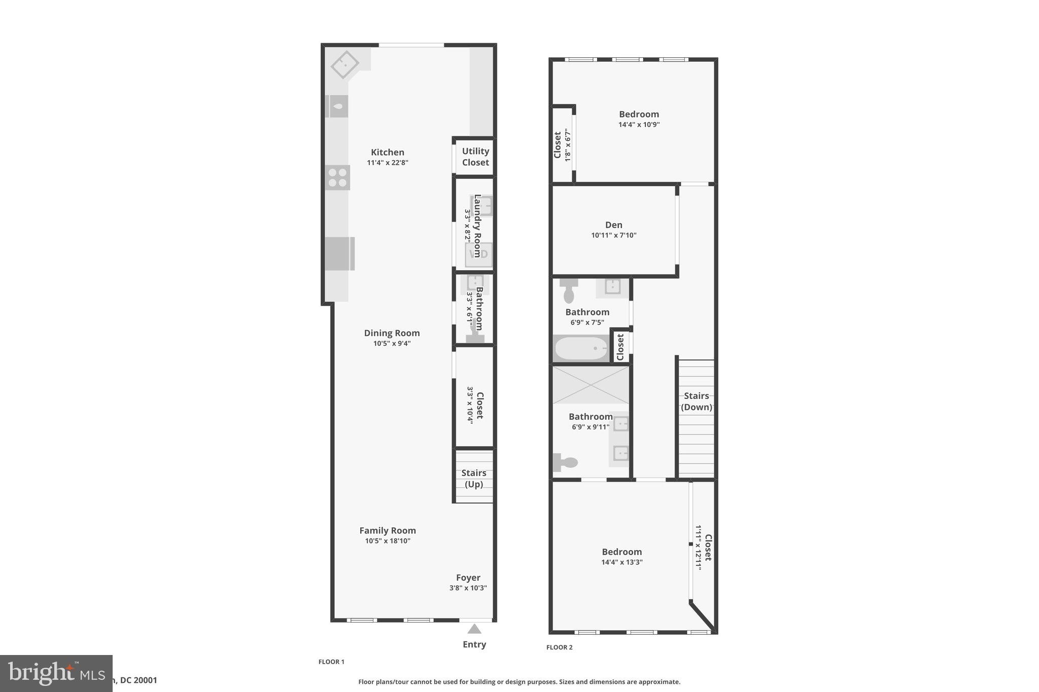 55 P Street Northwest Washington, DC 20001 - Photo 33 of 33 Floor Plan 3