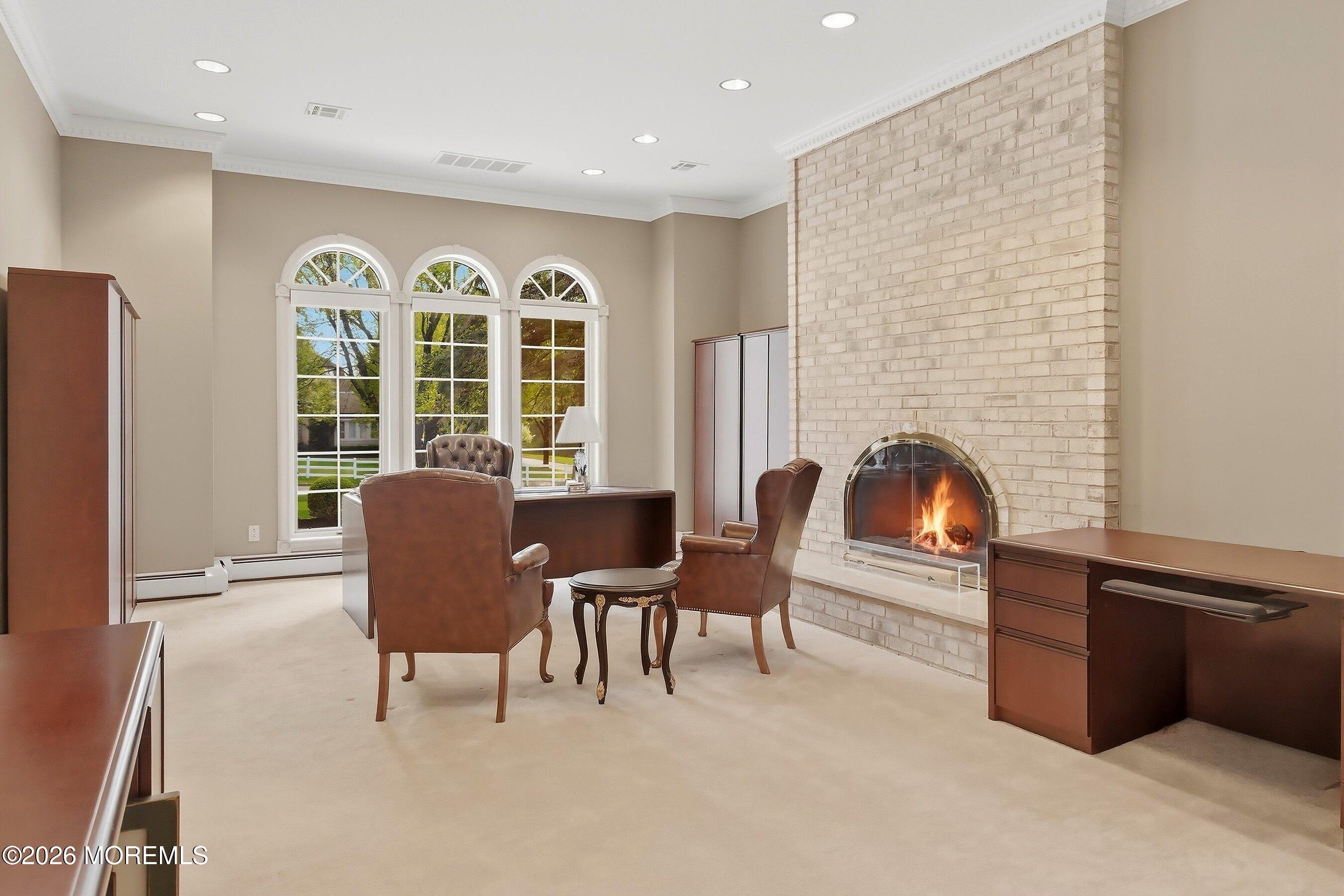 4 Thunder Lane Colts Neck, NJ 07722 - Photo 34 of 60 Office with Fireplace