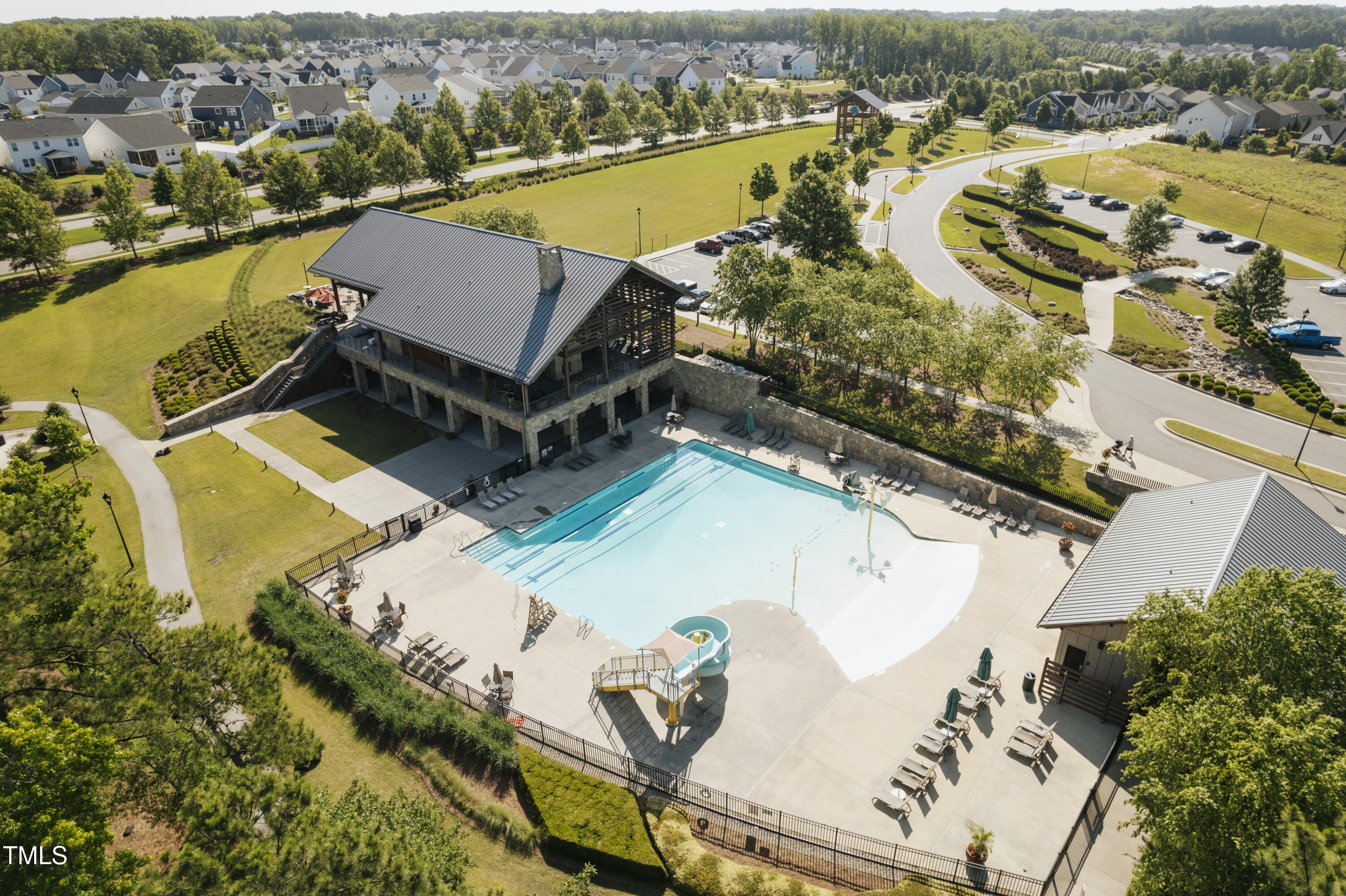 2430 Whitewing Lane Wendell, NC 27591 - Photo 19 of 31 an aerial view of a house with a ocean view
