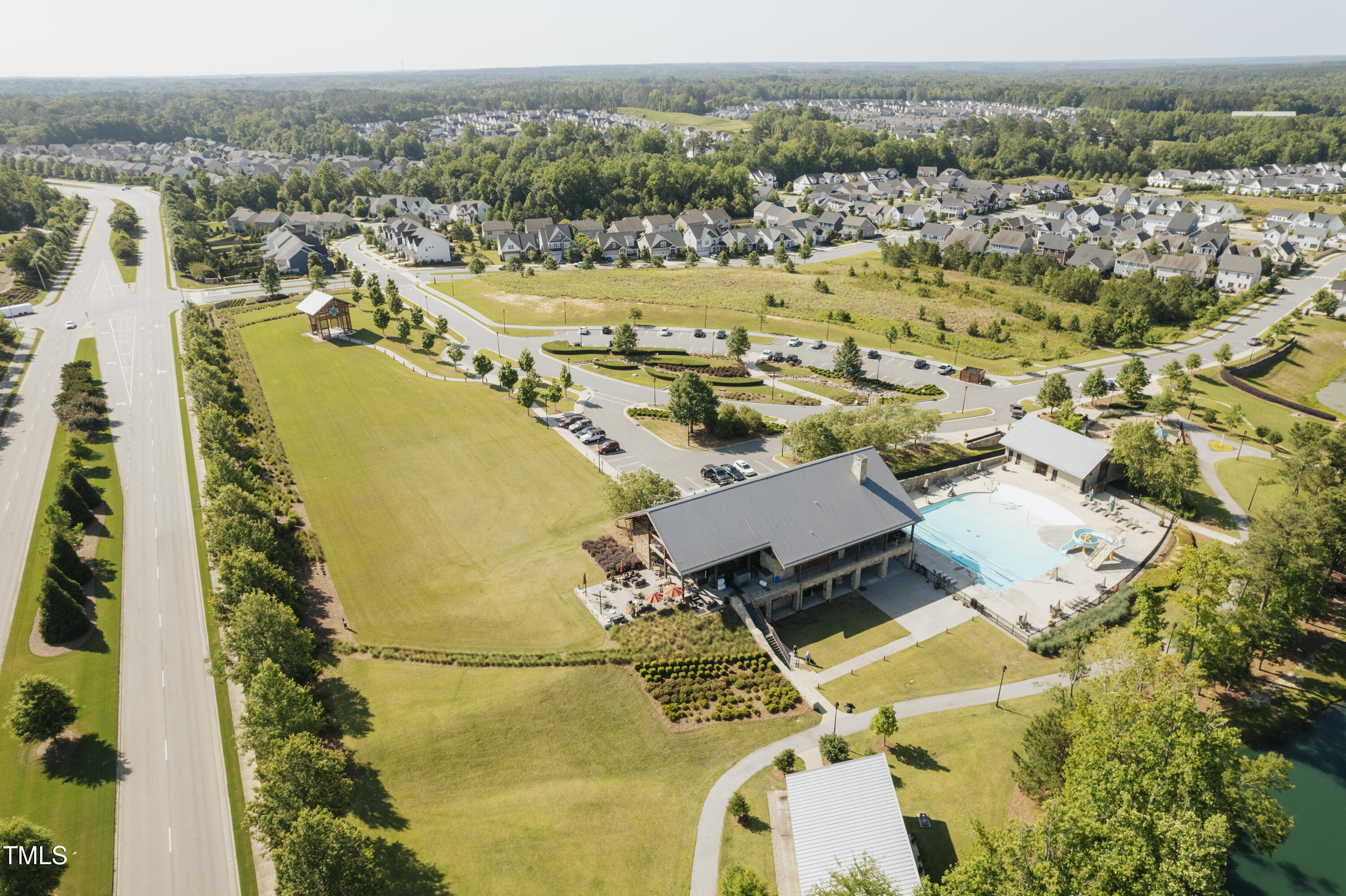 2430 Whitewing Lane Wendell, NC 27591 - Photo 27 of 31 an aerial view of residential houses with outdoor space