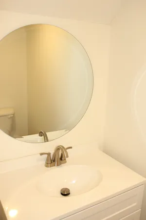 a bathroom with a sink