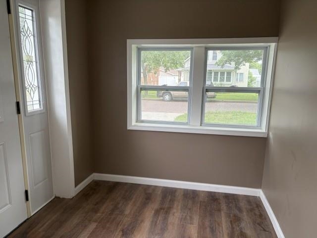 425 West Cleveland Street Spring Valley, IL 61362 - Photo 5 of 14 an empty room with wooden floor and windows