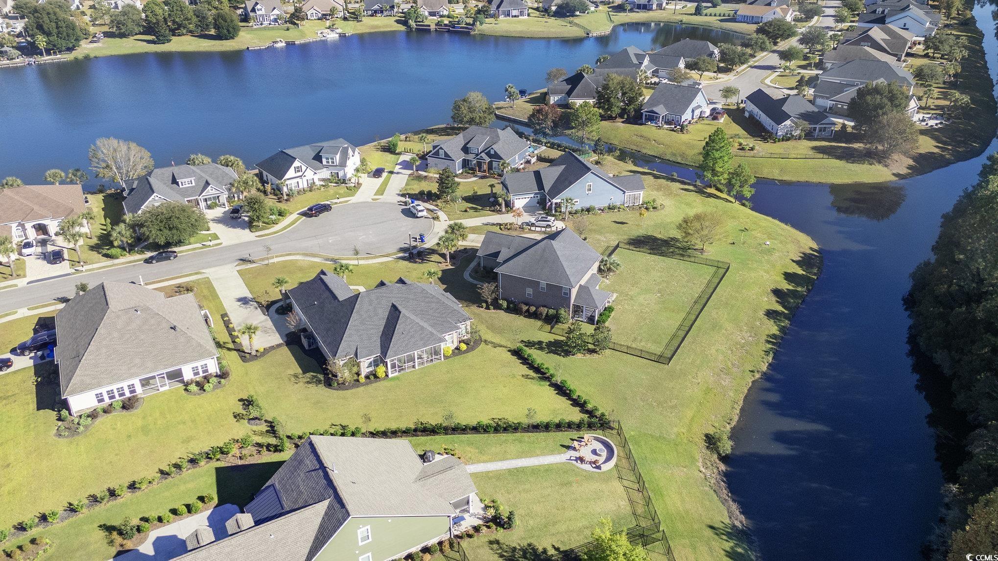 1009 Dowitcher Drive Conway, SC 29526 - Photo 35 of 40 Aerial overview of property's location featuring a nearby body of water and nearby suburban area