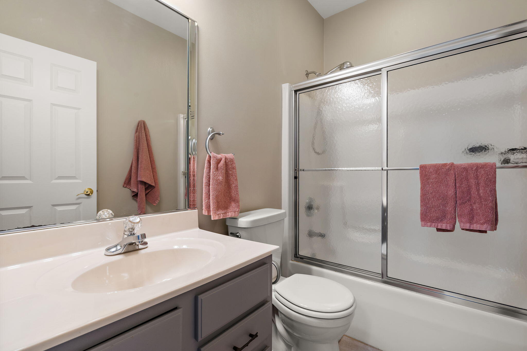 8331 Doubletree Drive North Crown Point, IN 46307 - Photo 27 of 49 a bathroom with a sink and a mirror