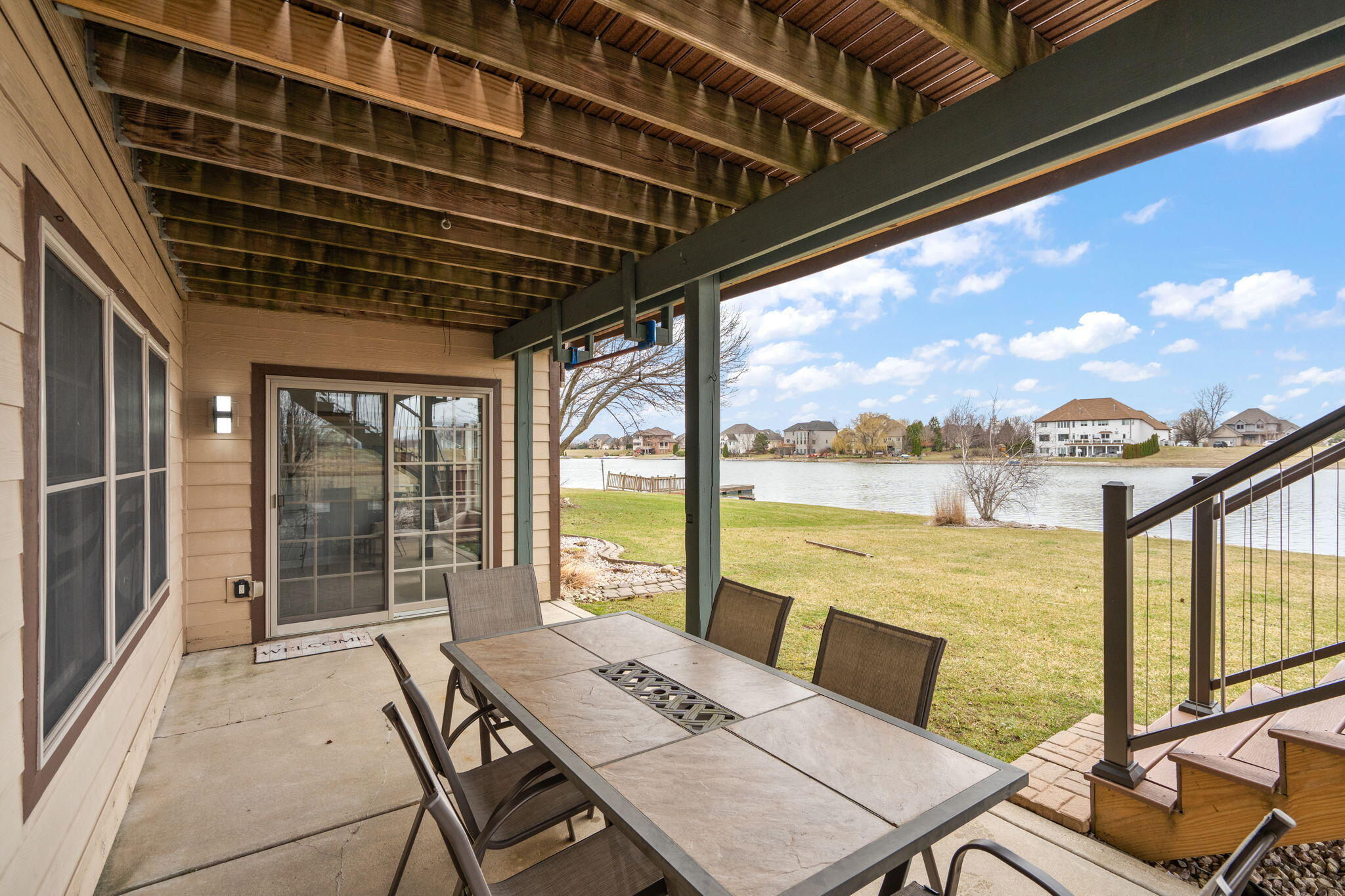 8331 Doubletree Drive North Crown Point, IN 46307 - Photo 33 of 49 a view of a balcony with lake view and city view