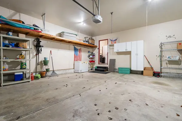 a view of garage