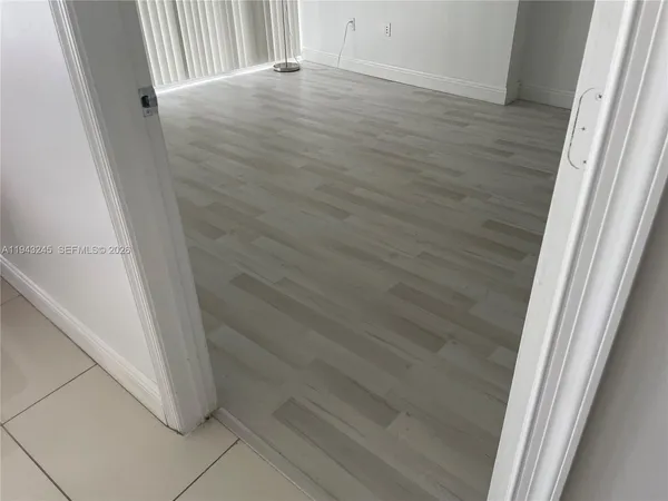 a view of a closet in a mirror
