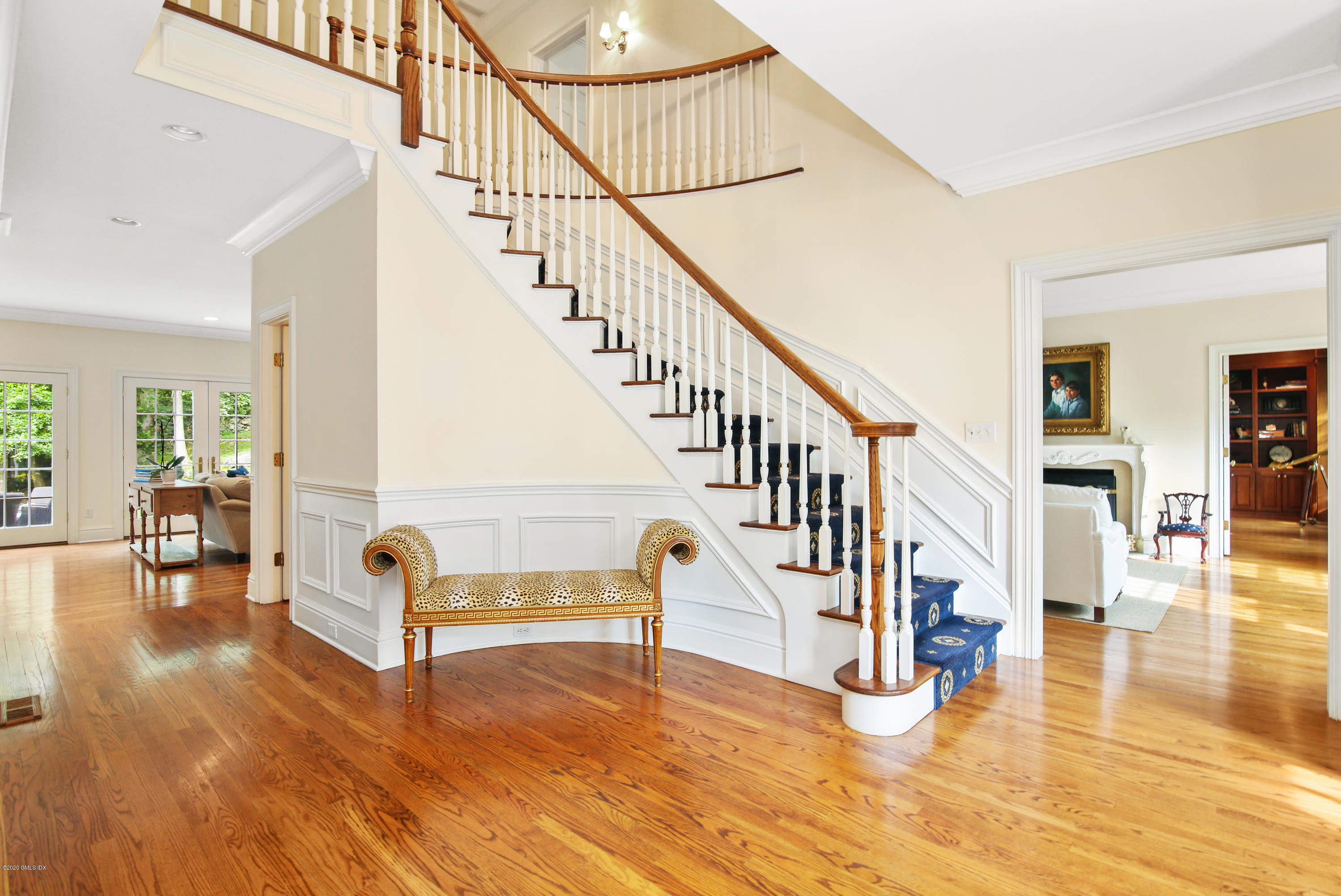 82 Round Hill Road Greenwich, CT 06831 - Photo 6 of 19 a view of entryway and hall with wooden floor
