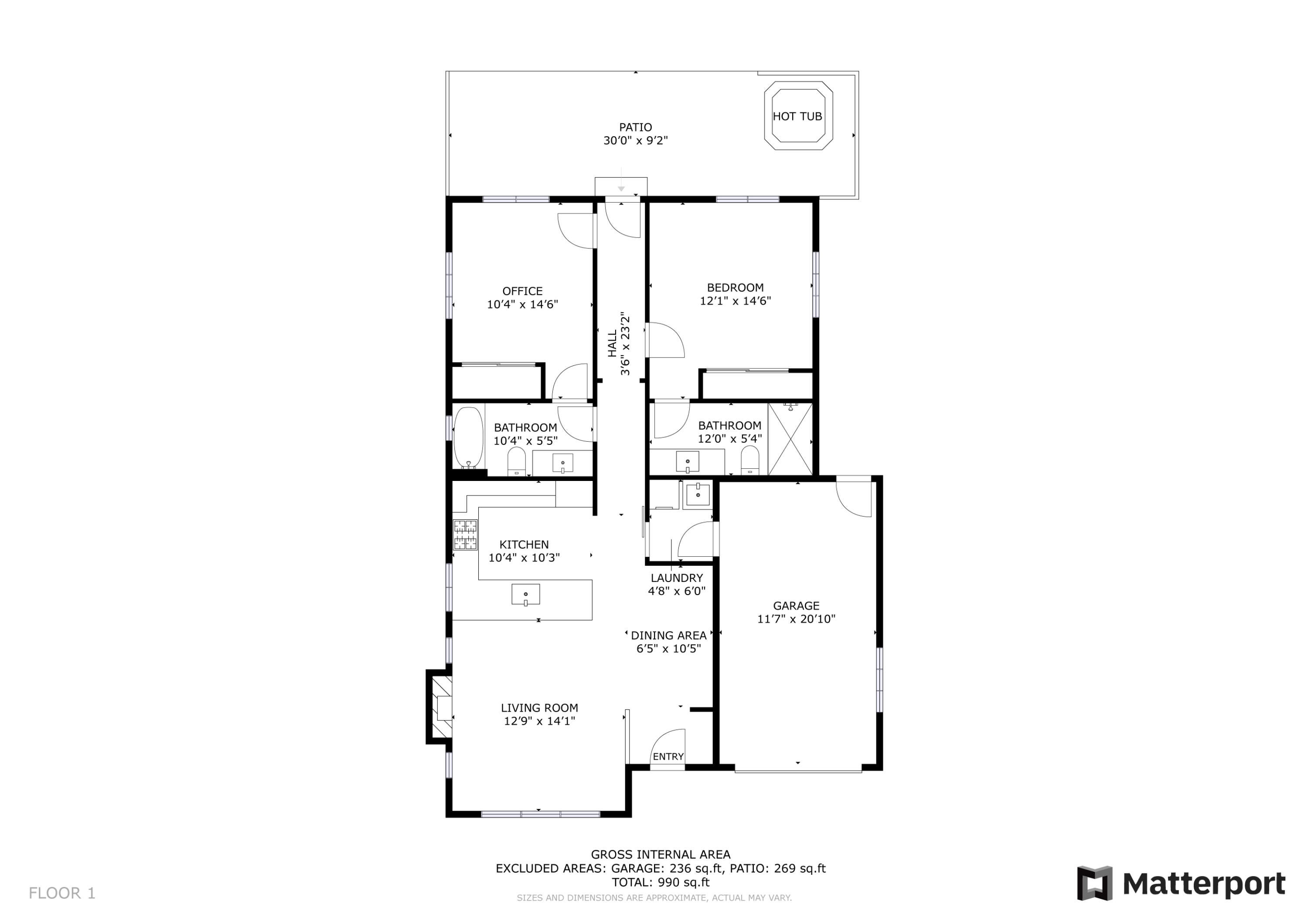61292 Howe Way Bend Bend, OR 97702 - Photo 52 of 52 61292-Howe-Way Floorplan
